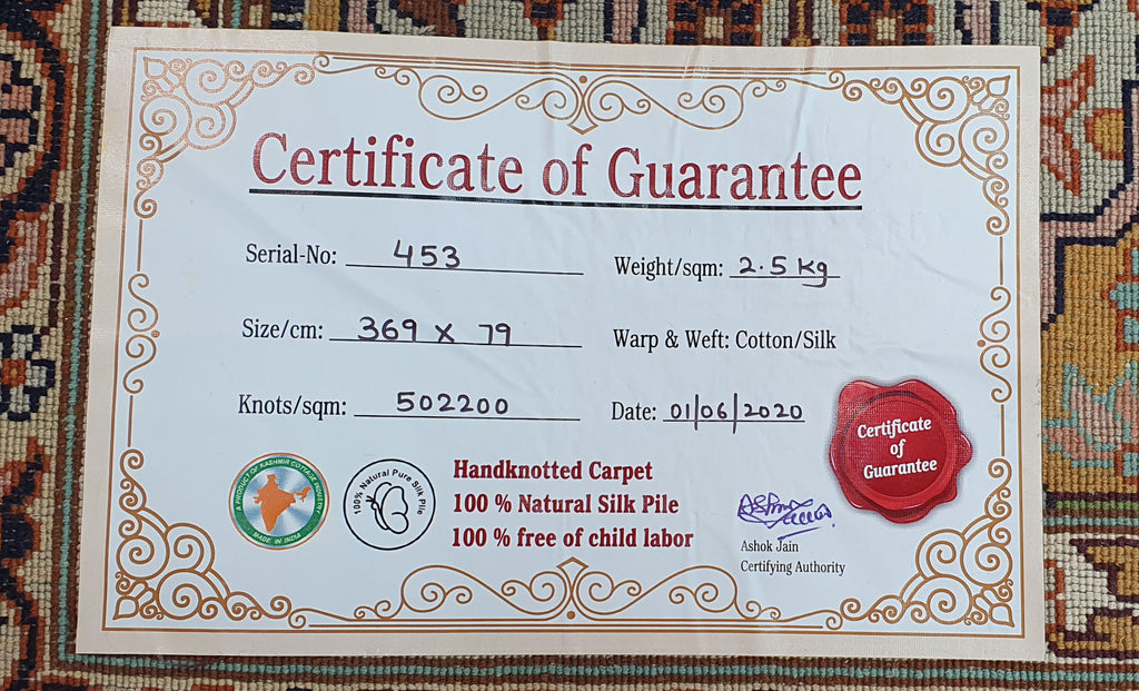 Hamadan 222 Multi 79cm x 369cm (B.No. 453)