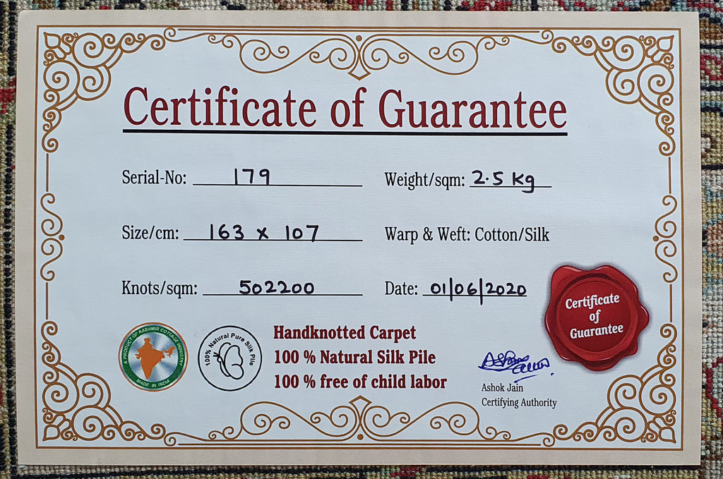 Kashan 871 Multi 107cm x 163cm (B.No. 179)