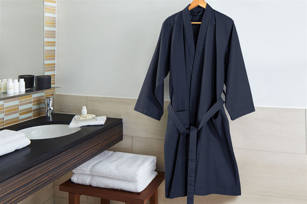Bademantel Carla 100 Blau
