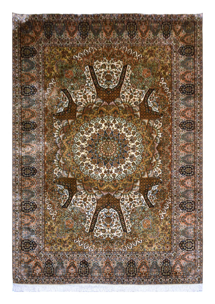 Kashan 205 Multi 249cm x 343cm (B.No. 406)