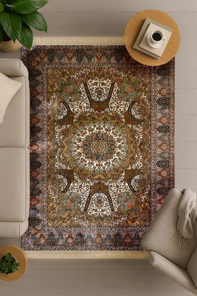 Kashan 205 Multi 249cm x 343cm (B.No. 406)