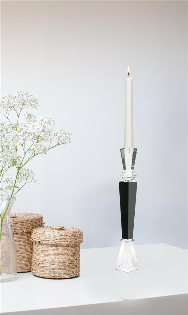 Kerzenhalter Lavenda III 300 Glas / Schwarz