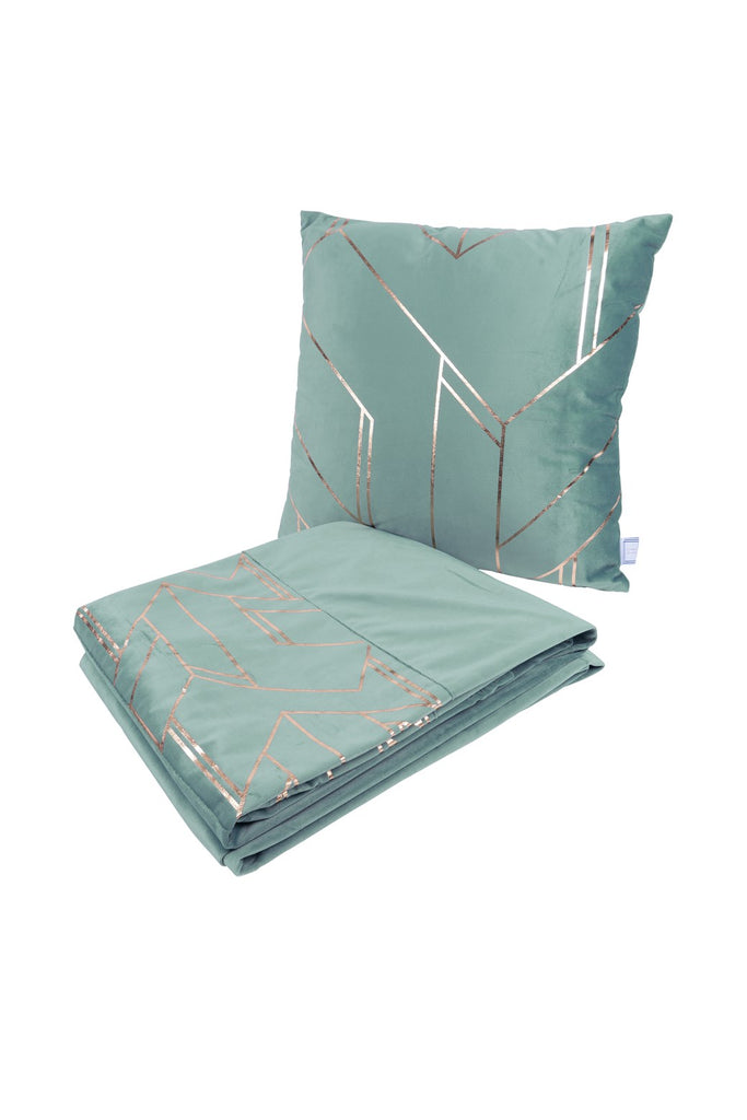 Dekokissen & Decke Prisma 100 2er-Set
