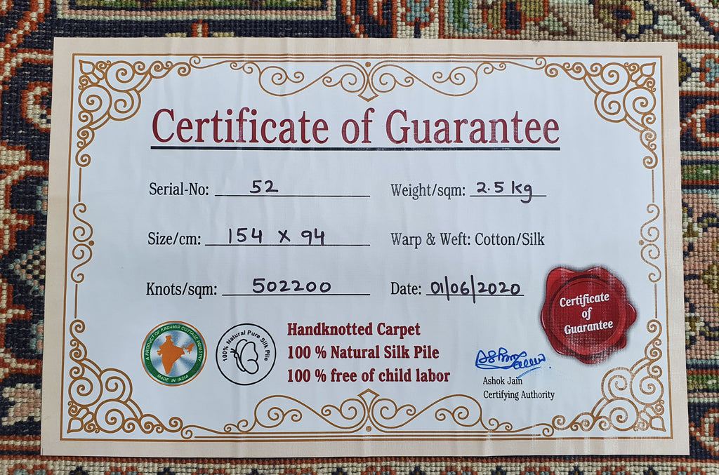 R.Taj 9470 Multi 94cm x 154cm (B.No. 52)