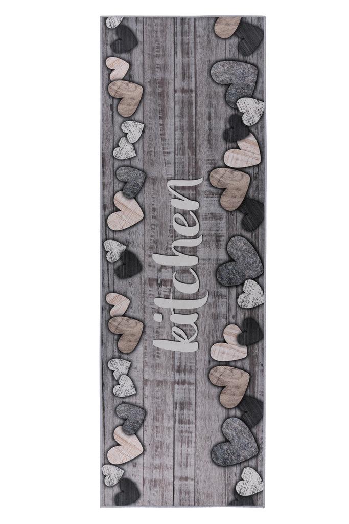 Sebastian 100 Grau 60 x 180 cm