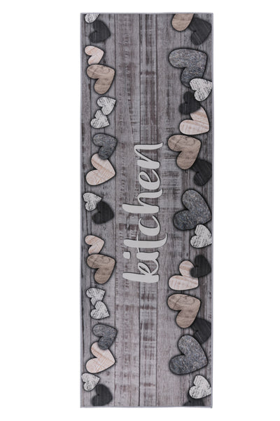 Sebastian 100 Grau 60 x 180 cm