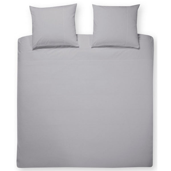 Bettwäsche Mendoza 100 Hellgrau 135cm x 200cm / 80cm x 80cm