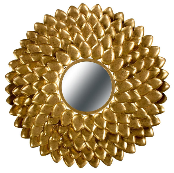Metall Wandspiegel Daphne 180 Gold