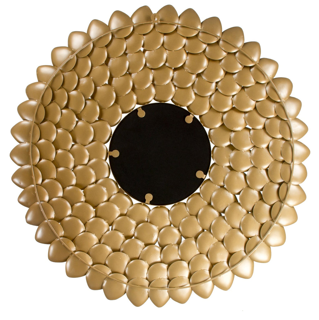 Metall Wandspiegel Daphne 180 Gold