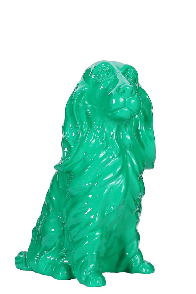 Skulptur Munsterlander 11-J Grün