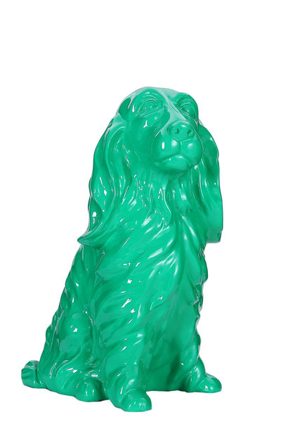 Skulptur Munsterlander 11-J Grün