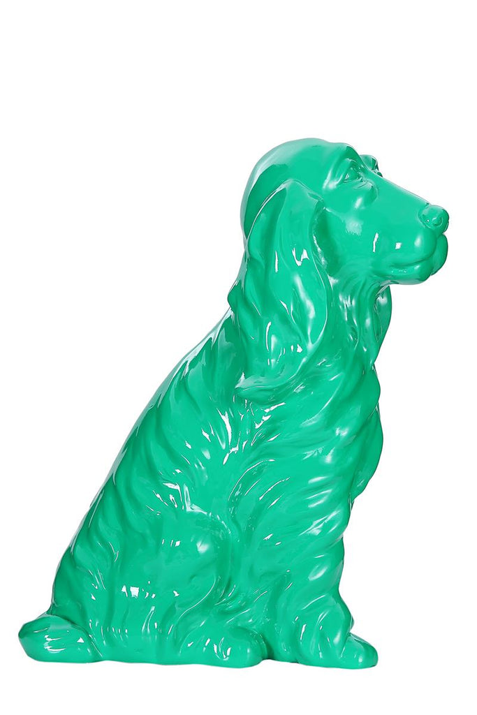 Skulptur Munsterlander 11-J Grün