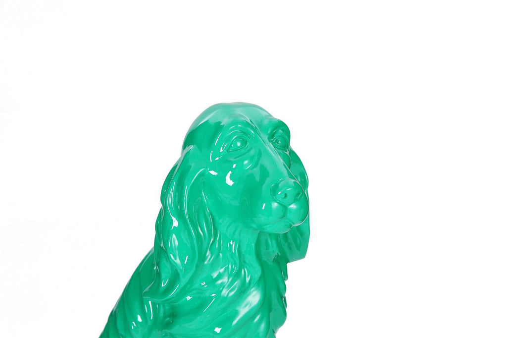 Skulptur Munsterlander 11-J Grün