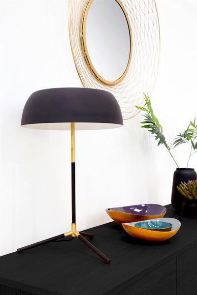 Tischlampe Carley 377 Braun