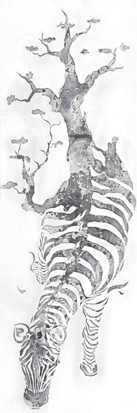 Öl-Wandbild Zebra 50x150 COL500