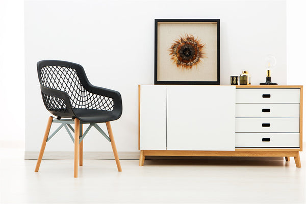 Feder-Wandbild Plumage I 60cm x 60cm