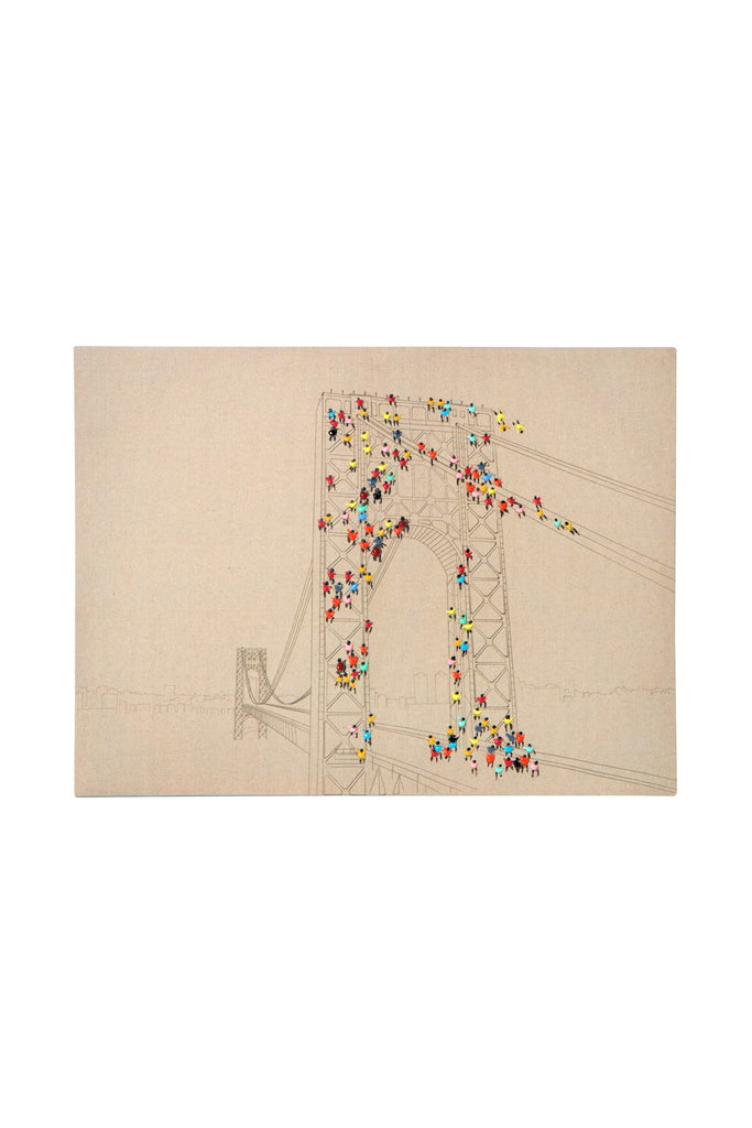 Öl-Wandbild Flash Mob II 100x75 PAB240