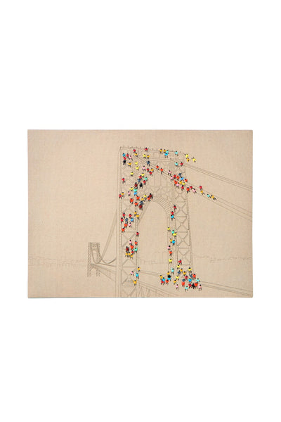 Öl-Wandbild Flash Mob II 100x75 PAB240