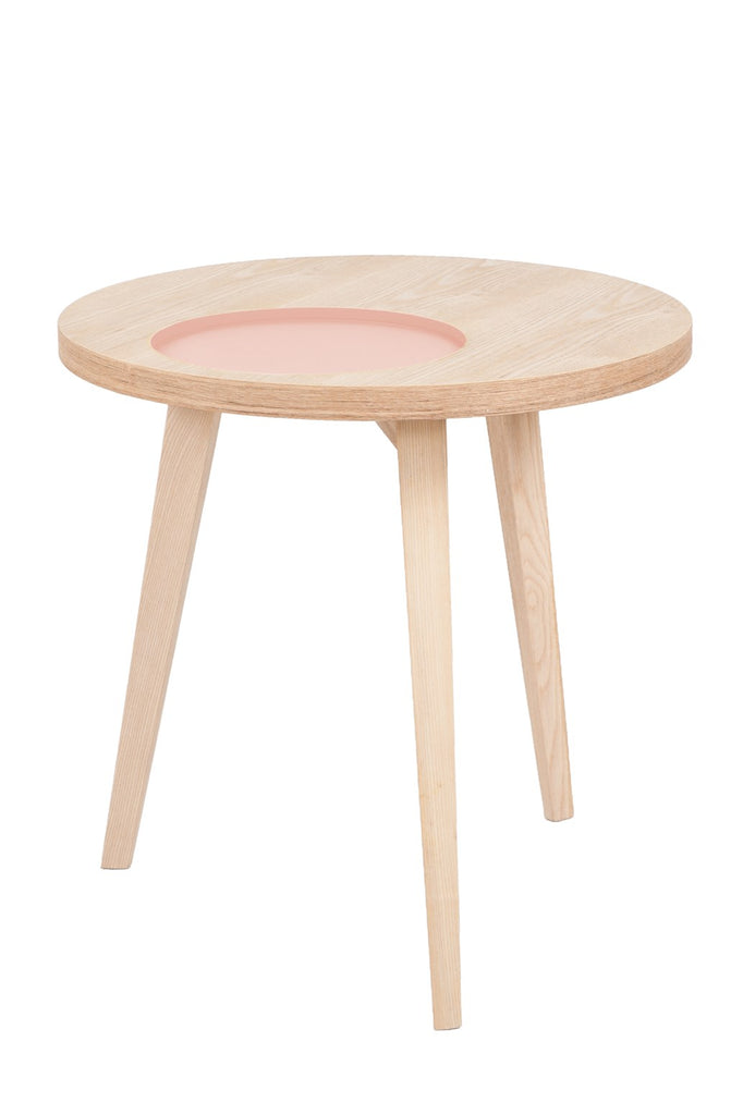 Beistelltisch Avery III Esche / Rosa