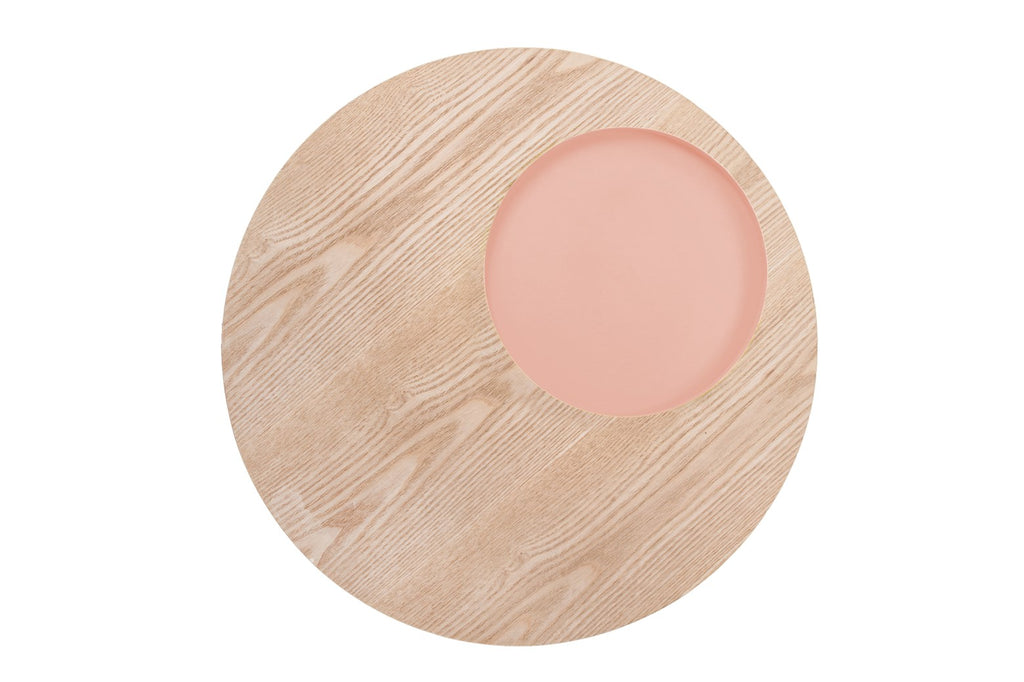 Beistelltisch Avery III Esche / Rosa