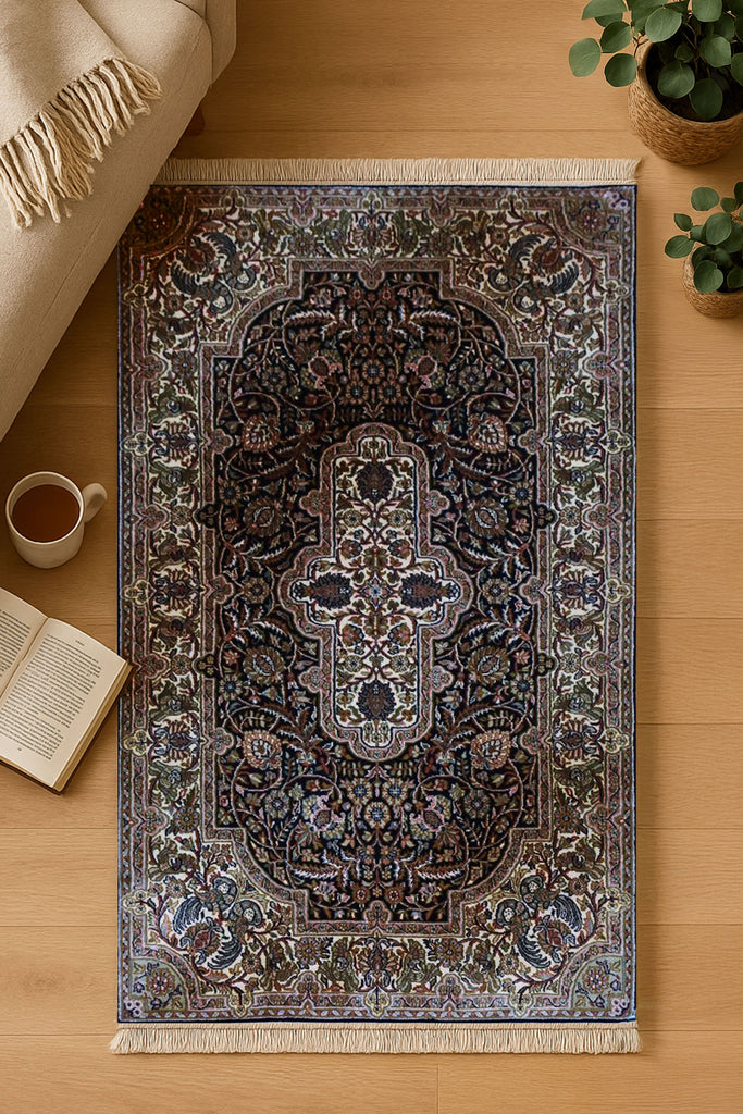 Kashan 6521 Multi 90cm x 159cm (B.No. 12)