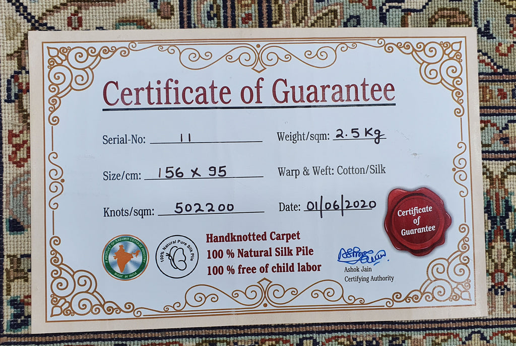 Kashan 11896 Multi 95cm x 156cm (B.No. 11)