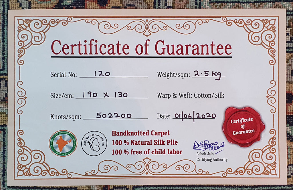 Gumakh 12026 Multi 130cm x 190cm (B.No. 120)