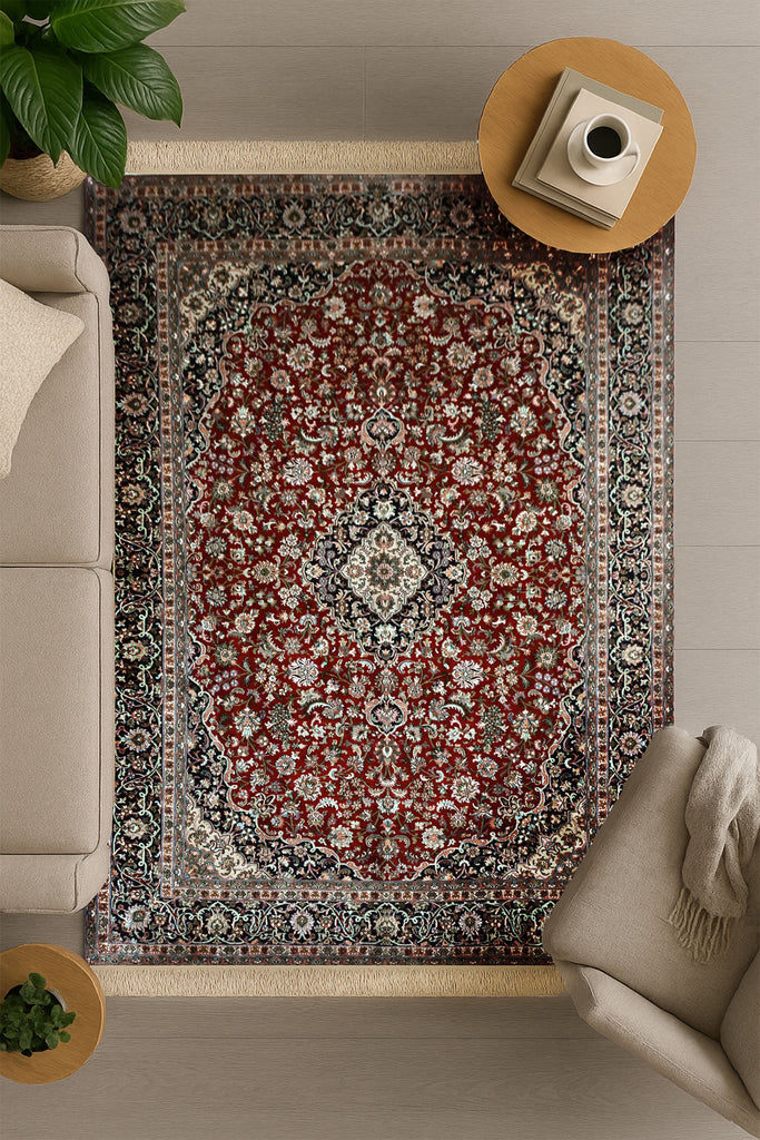 Kashan 21 Multi 218cm x 299cm (B.No. 383)
