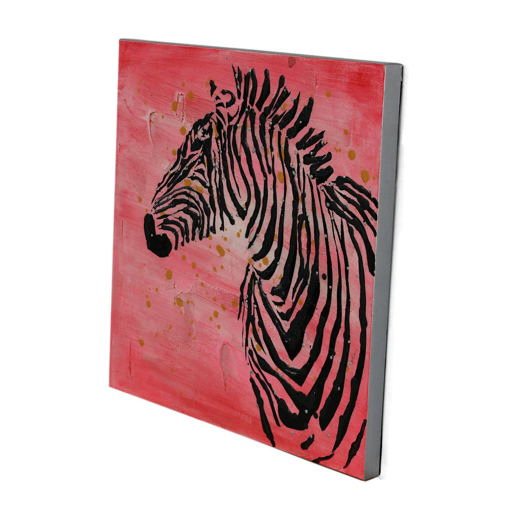 Öl-Wandbild Zebra 70x70 PHA100