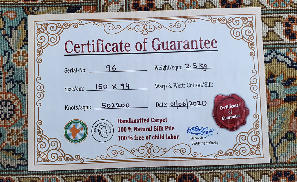 Hamadan 7555 Multi 94cm x 150cm (B.No. 96)