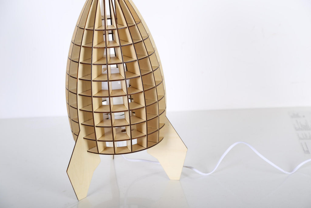 Tischlampe Rocket Holz