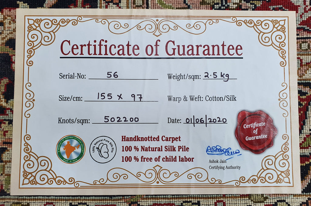 Kashan 9193 Multi 97cm x 155cm (B.No. 56)