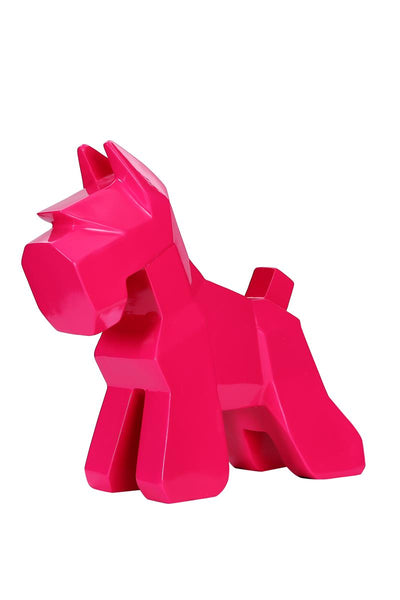 Skulptur Schnauzer 11-J Pink