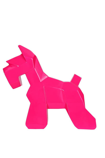 Skulptur Schnauzer 11-J Pink