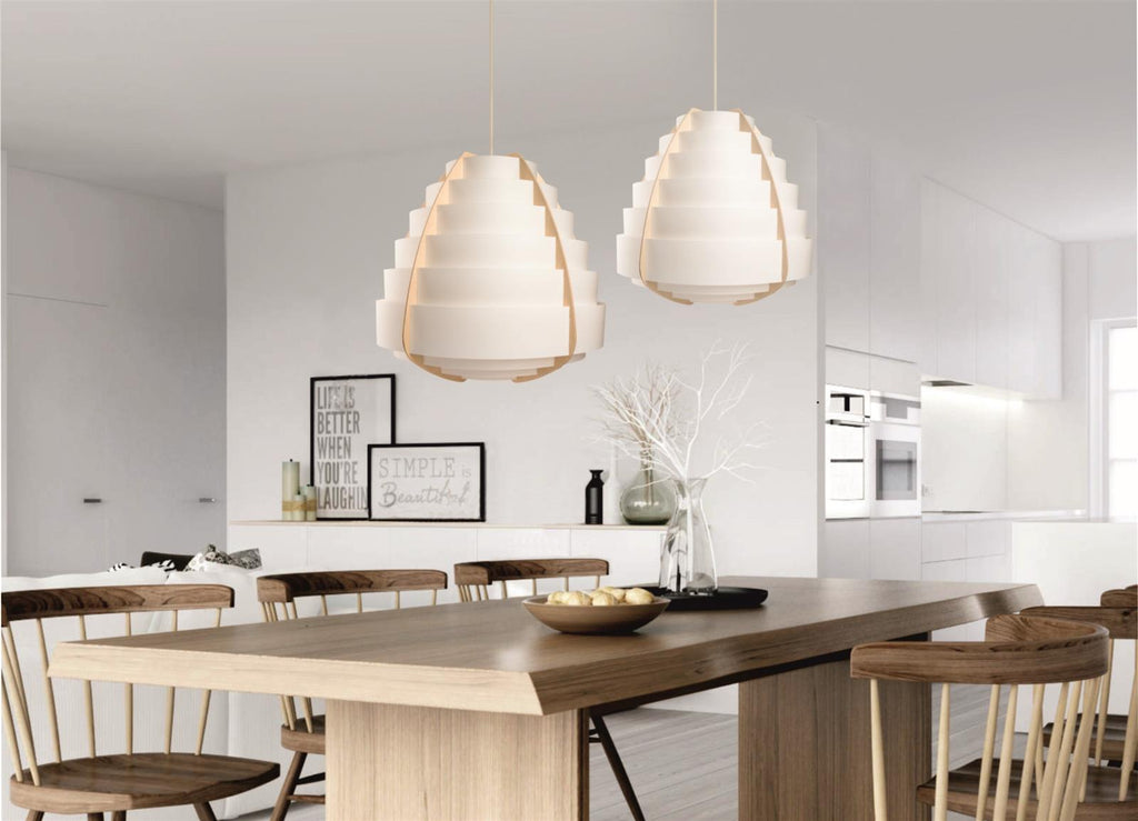 Hängelampe Soleil Weiß