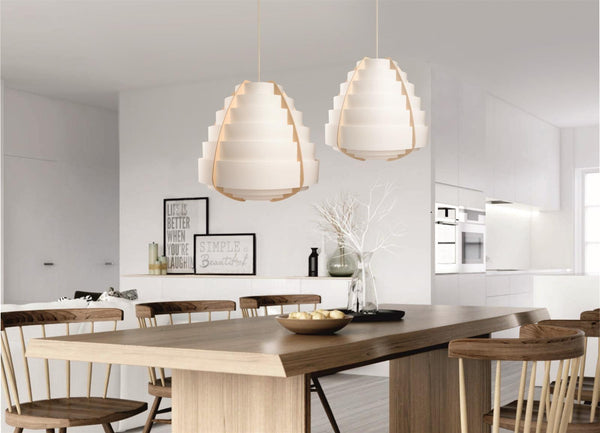 Hängelampe Soleil Weiß