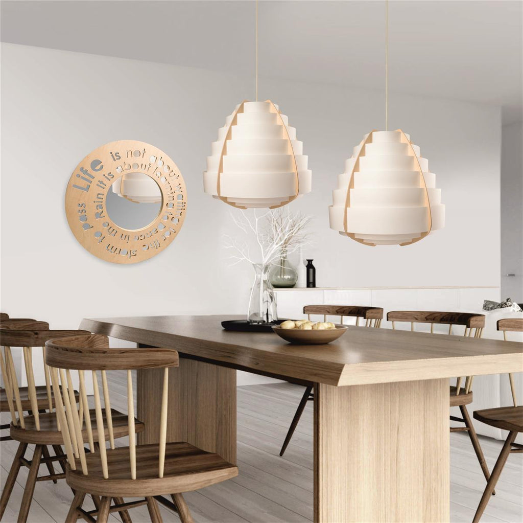 Hängelampe Soleil Weiß