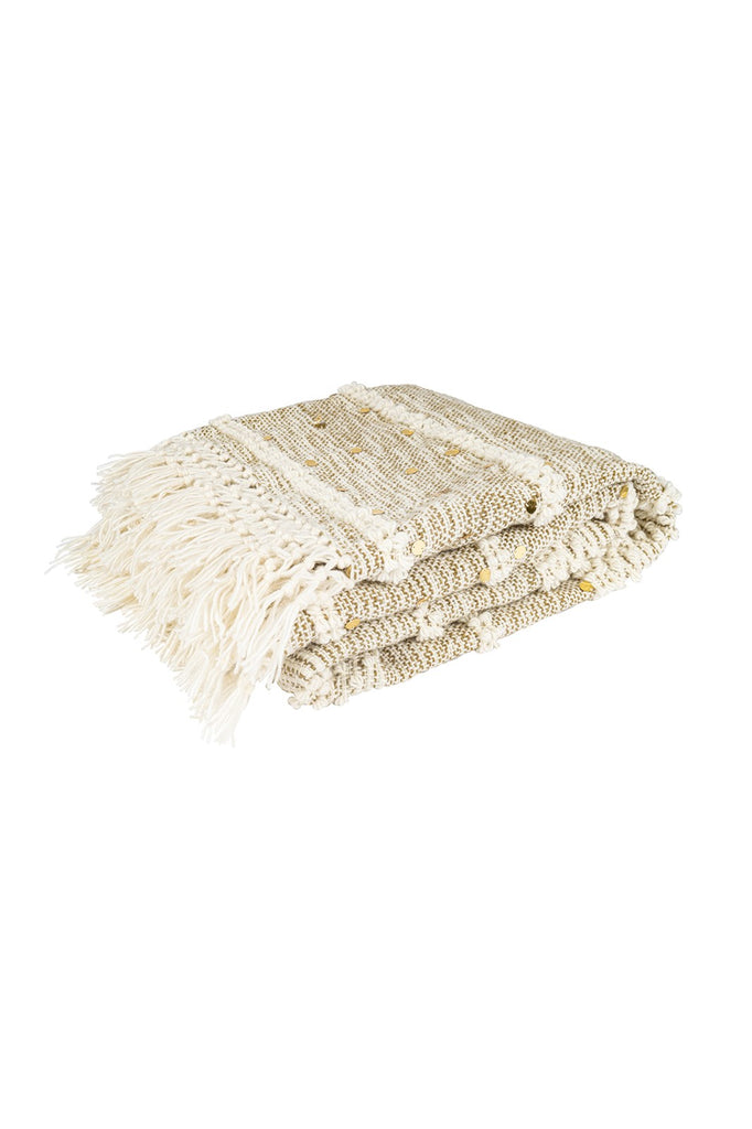 Decke Bohist 400 Creme / Khaki