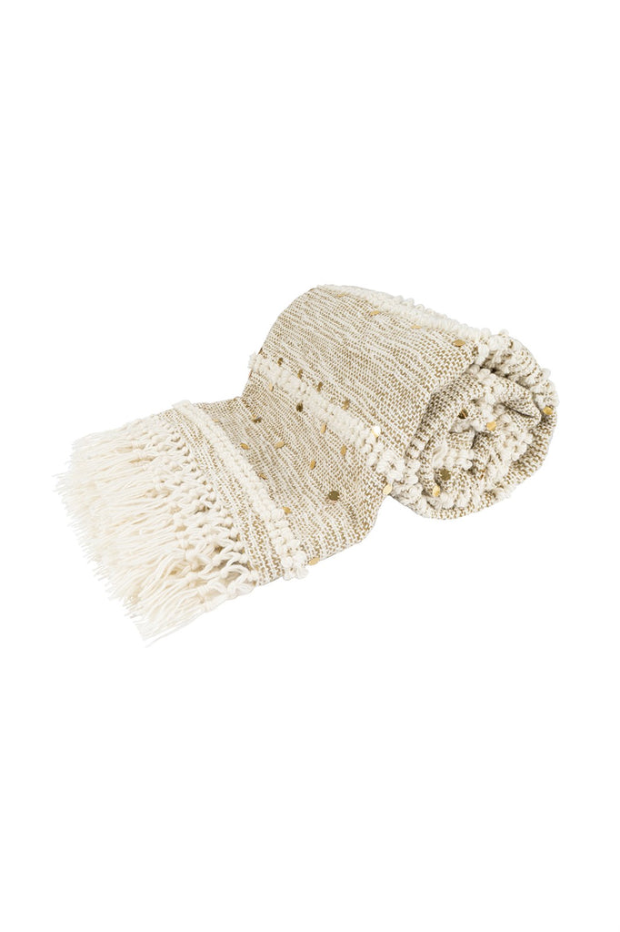 Decke Bohist 400 Creme / Khaki