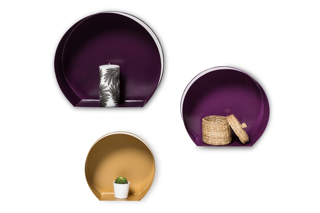 Wandregal-Set Triple 100 3er-Set