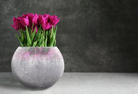 Glasvase Alpinia I 141 Silber