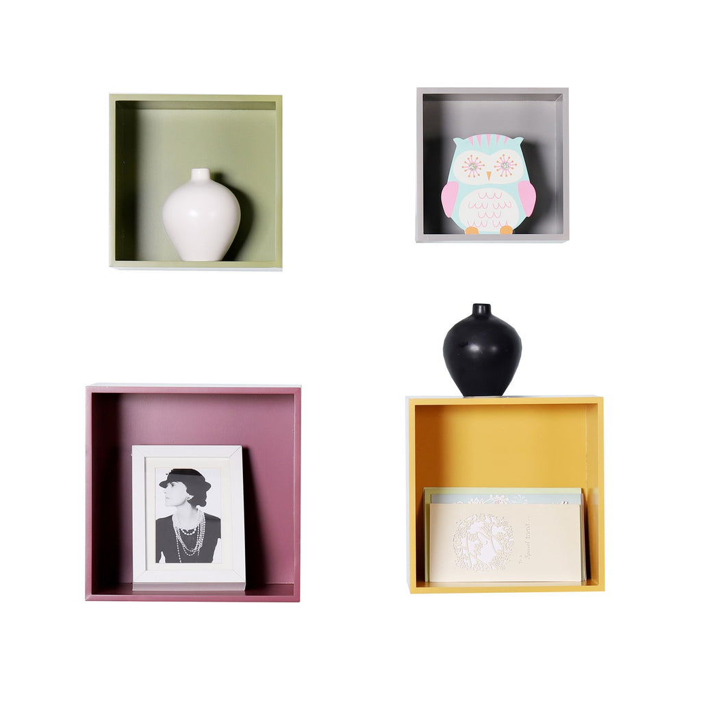 Wandregal Quadro 200 4er-Set