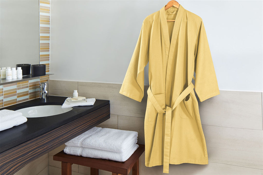 Bademantel Carla 100 Gelb