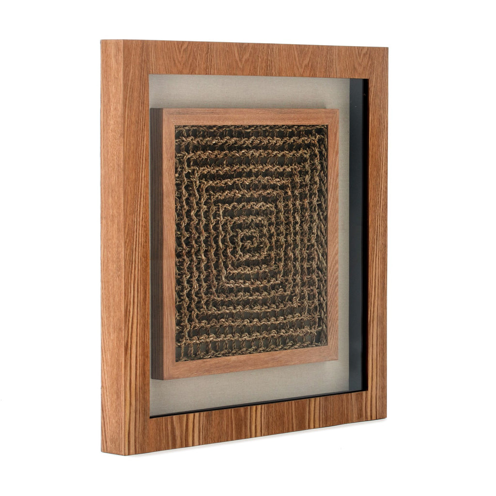 Bild Holzkunst Quadrat 60x60 II WON220
