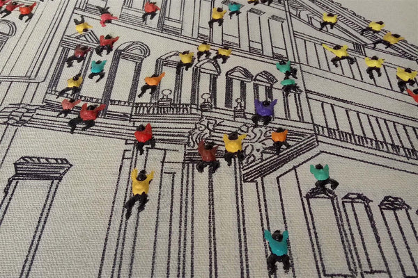 Öl-Wandbild Flash Mob I 100x75 PAB140