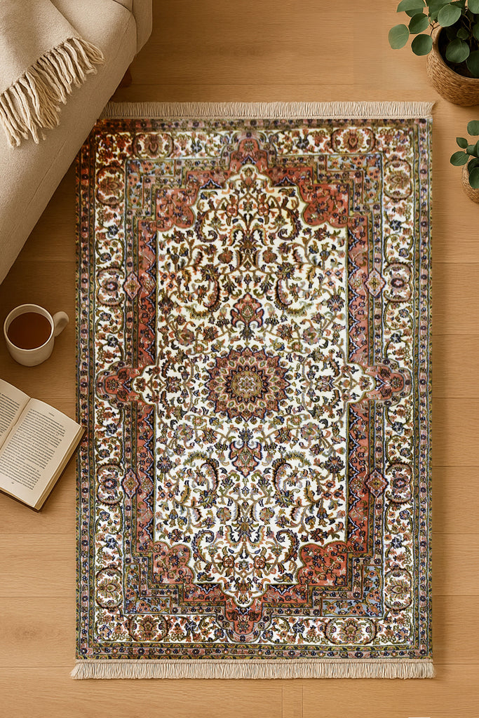 Kashan 8868 Multi 93cm x 160cm (B.No. 77)