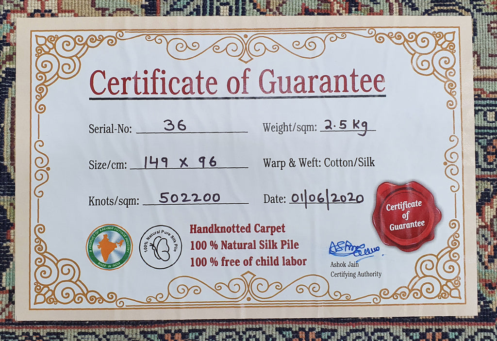 Kashan 12348 Multi 96cm x 149cm (B.No. 36)