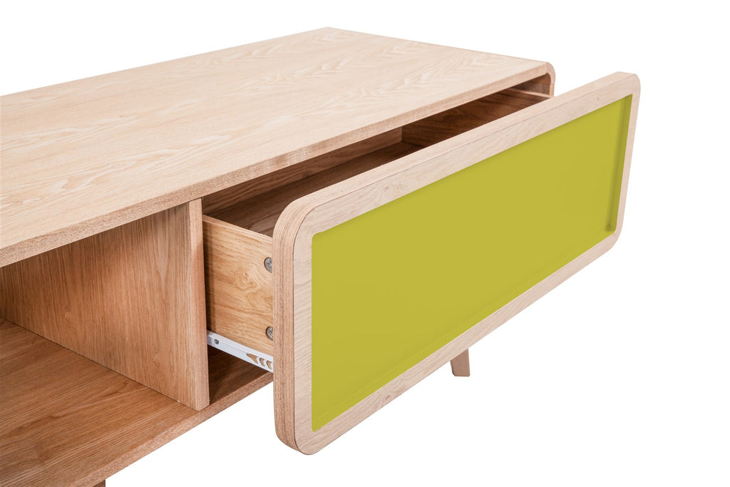 TV-Tisch Avery II Esche / Grün