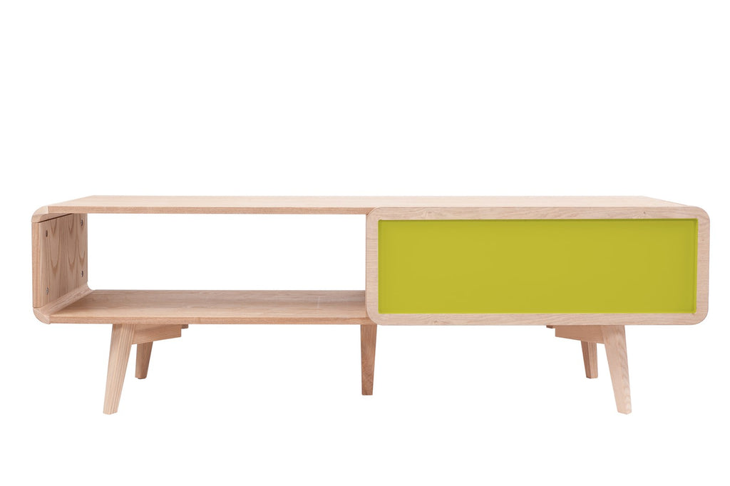 TV-Tisch Avery II Esche / Grün
