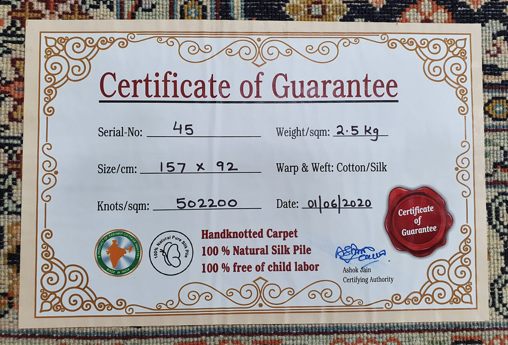 R.Taj 9314 Multi 92cm x 157cm (B.No. 45)